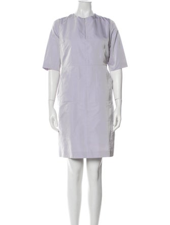 Jil Sander Crew Neck Mini Dress