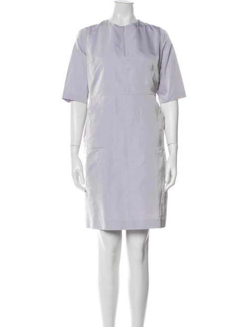 Jil Sander Crew Neck Mini Dress