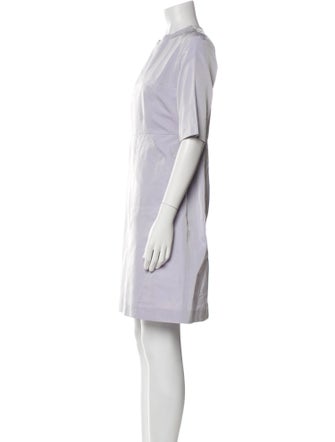 Jil Sander Crew Neck Mini Dress