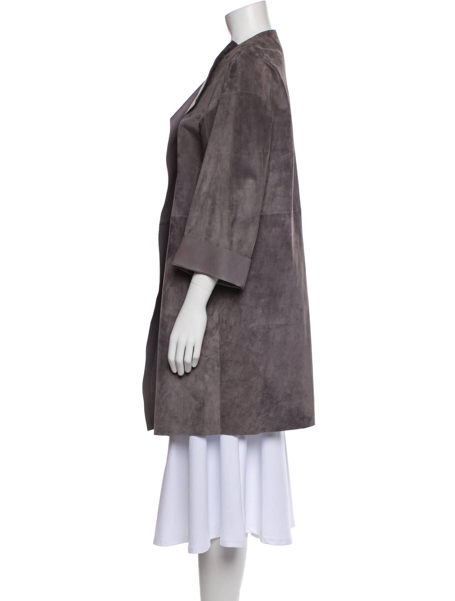 Jil Sander Calf Leather Trench Coat