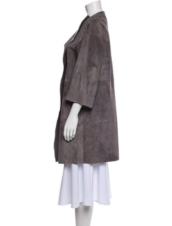 Jil Sander Calf Leather Trench Coat