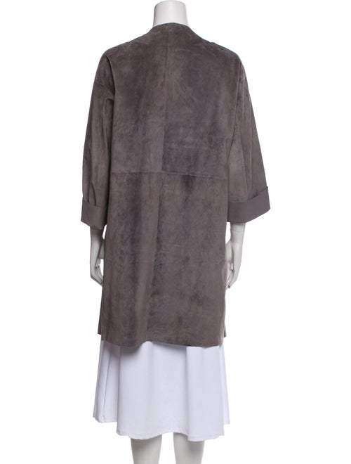 Jil Sander Calf Leather Trench Coat