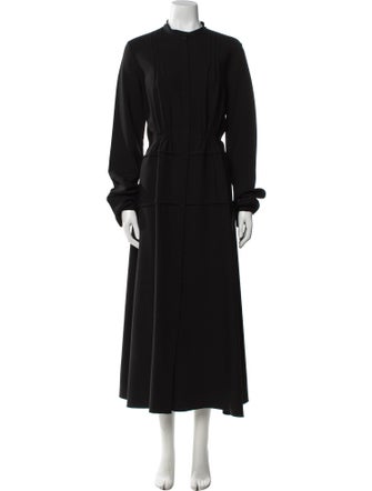Jil Sander Virgin Wool Long Dress