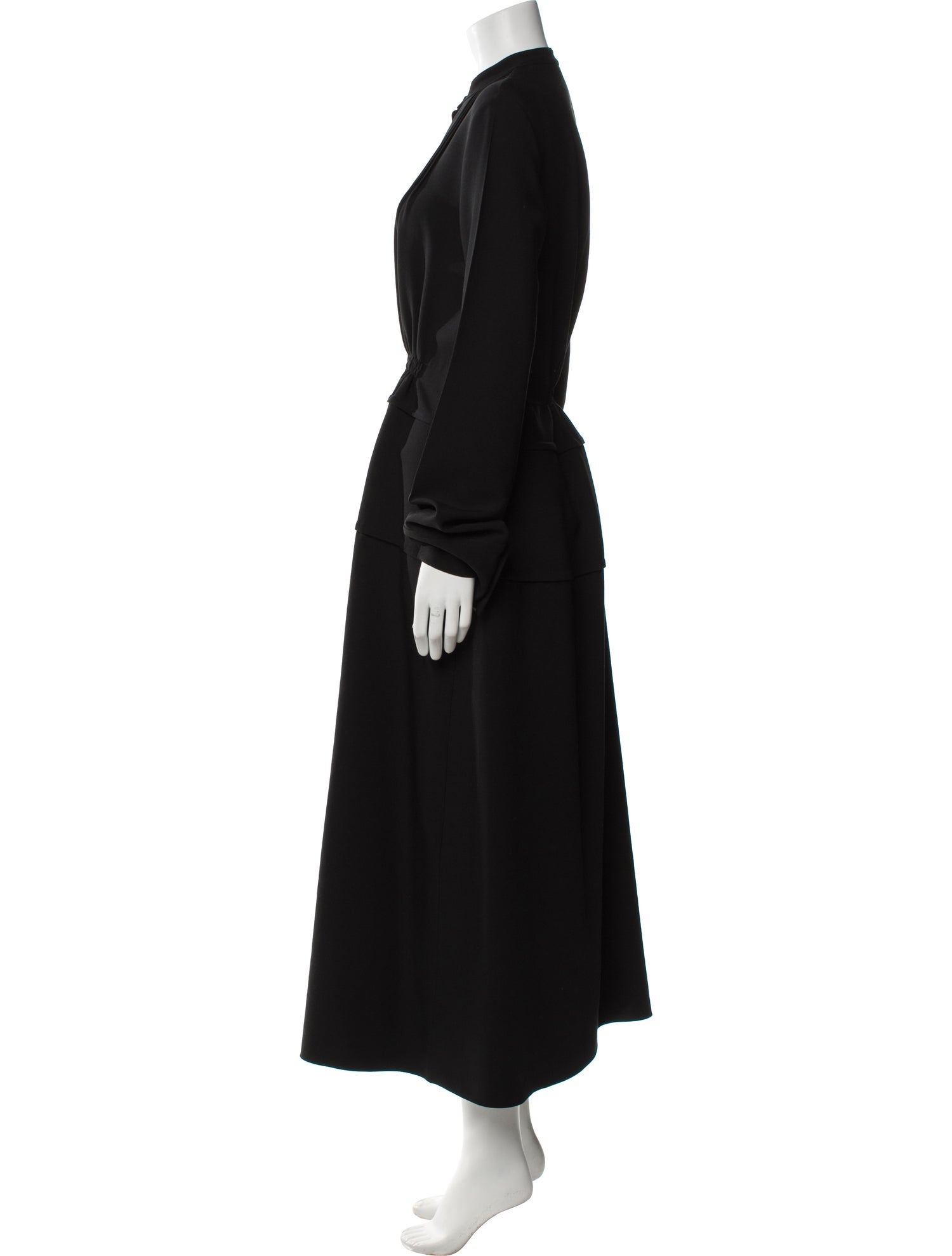 Jil Sander Virgin Wool Long Dress