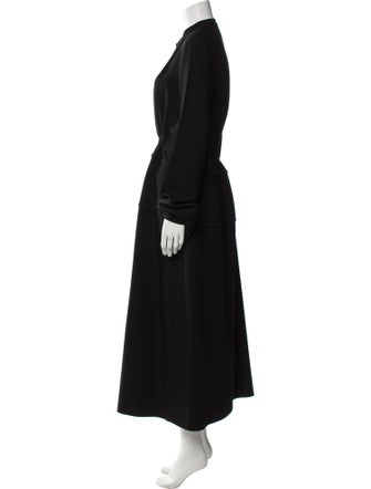 Jil Sander Virgin Wool Long Dress