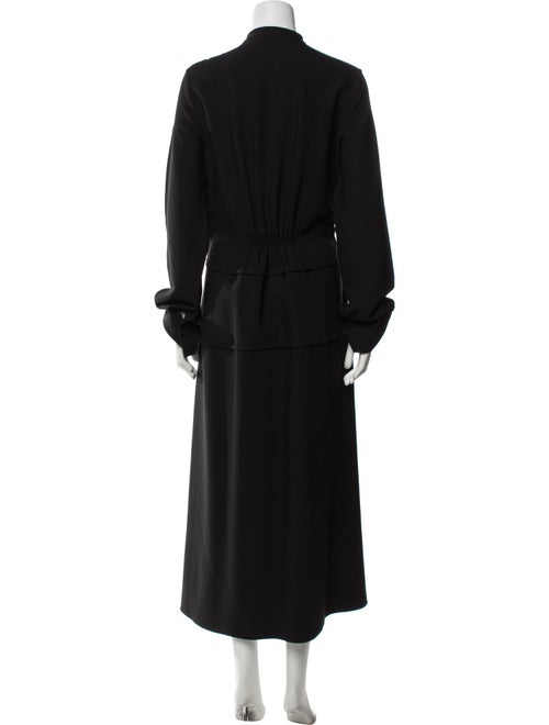 Jil Sander Virgin Wool Long Dress