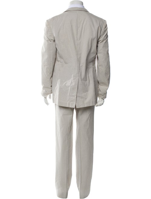 Jil Sander Plaid Print Two-Piece Suit