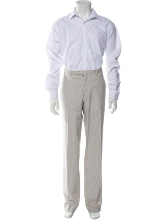 Jil Sander Plaid Print Two-Piece Suit