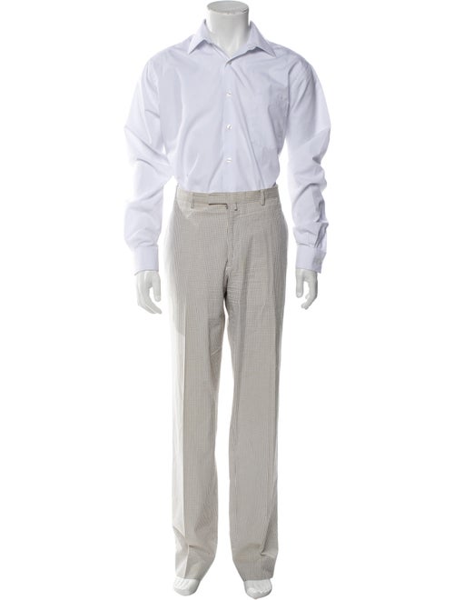 Jil Sander Plaid Print Two-Piece Suit