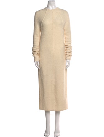 Jil Sander Mock Neck Long Dress