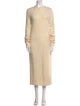 Jil Sander Mock Neck Long Dress