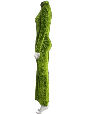 Jil Sander Animal Print Long Dress