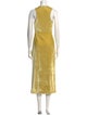 Jil Sander Scoop Neck Long Dress