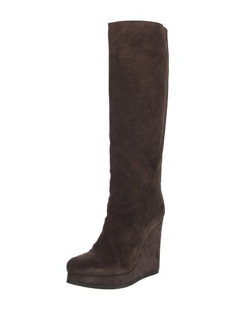 Jil Sander Suede Boots