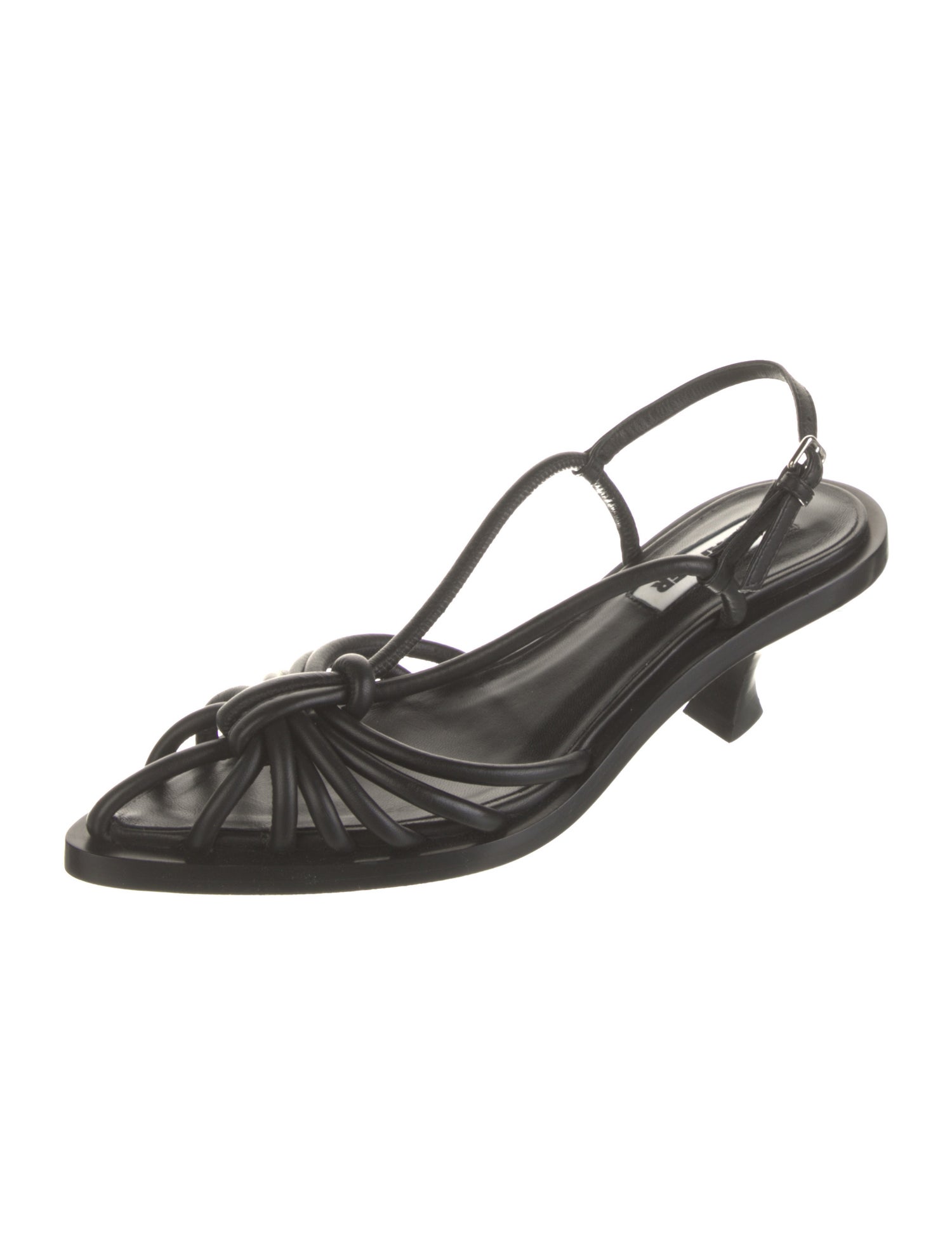 Jil Sander Leather Slingback Sandals