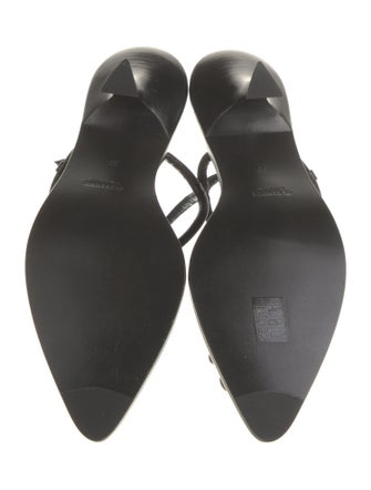 Jil Sander Leather Slingback Sandals