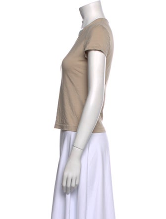 Jil Sander Silk Scoop Neck T-Shirt