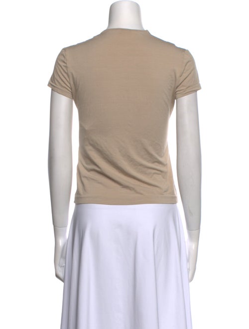 Jil Sander Silk Scoop Neck T-Shirt