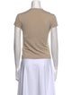 Jil Sander Silk Scoop Neck T-Shirt