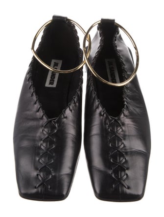 Jil Sander Leather Ballet Flats