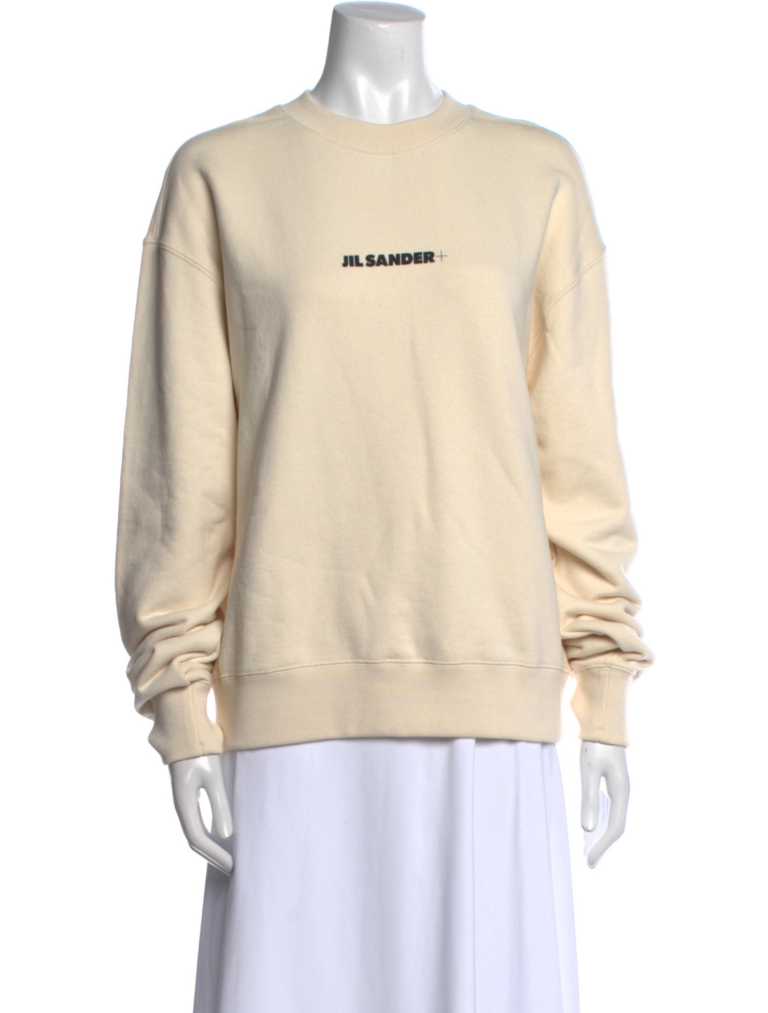 Jil Sander Graphic Print Crew Neck Sweatshirt