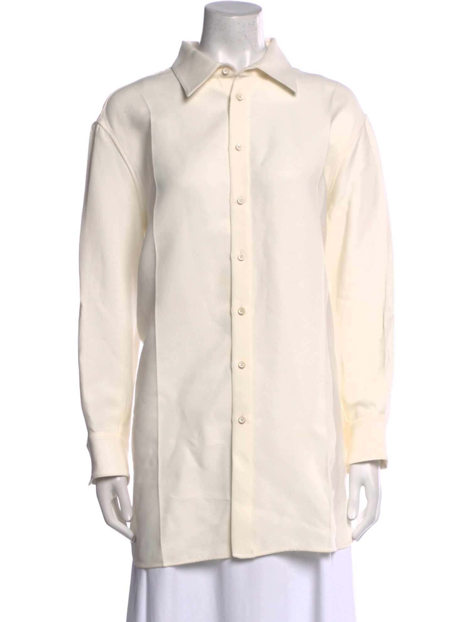 Jil Sander Long Sleeve Button-Up Top