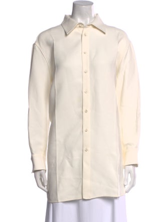 Jil Sander Long Sleeve Button-Up Top