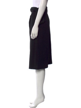 Jil Sander Virgin Wool Midi Length Skirt