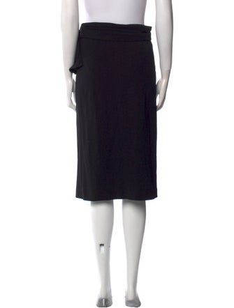 Jil Sander Virgin Wool Midi Length Skirt