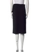 Jil Sander Virgin Wool Midi Length Skirt