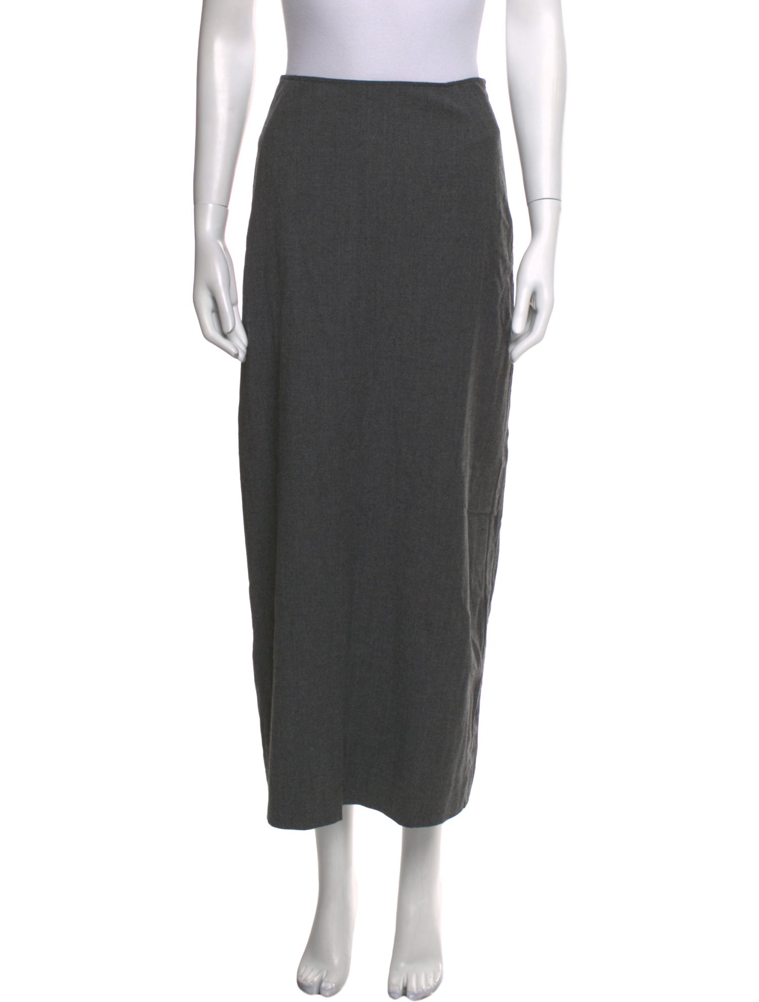 Jil Sander Wool Midi Length Skirt