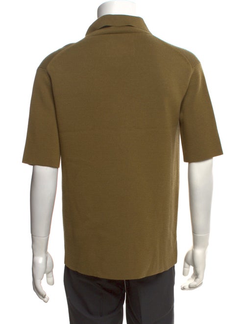 Jil Sander Collar Short Sleeve Polo Sweater