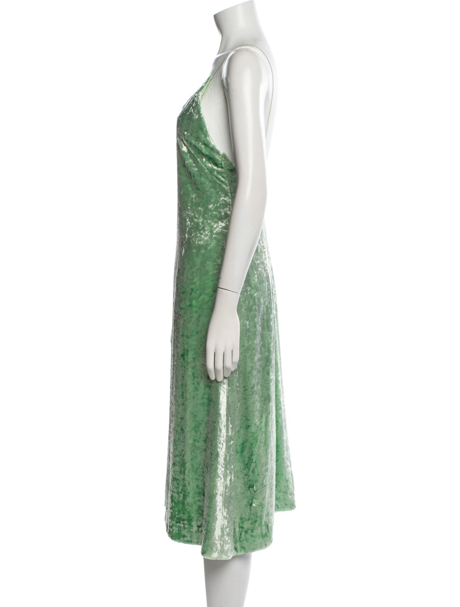 Jil Sander V-Neck Midi Length Dress