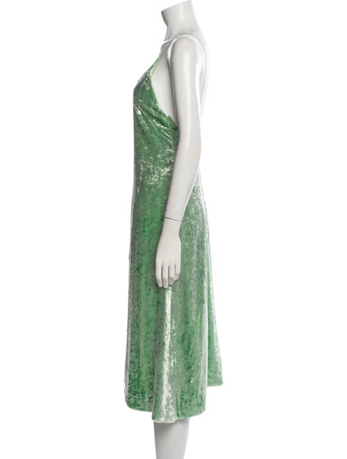 Jil Sander V-Neck Midi Length Dress