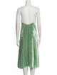 Jil Sander V-Neck Midi Length Dress