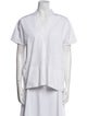 Jil Sander V-Neck Short Sleeve Top