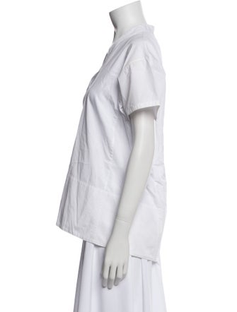 Jil Sander V-Neck Short Sleeve Top