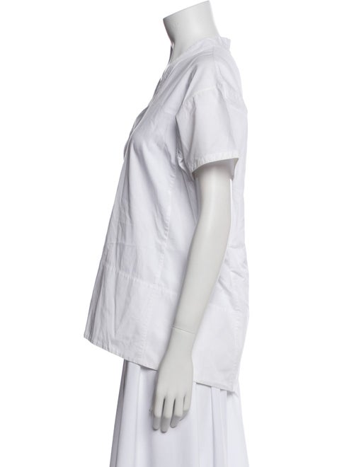 Jil Sander V-Neck Short Sleeve Top