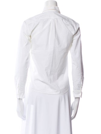 Jil Sander Three-Quarter Sleeve Button-Up Top