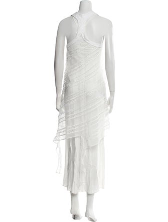 Jil Sander Scoop Neck Long Dress