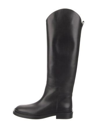 Jil Sander Leather Riding Boots