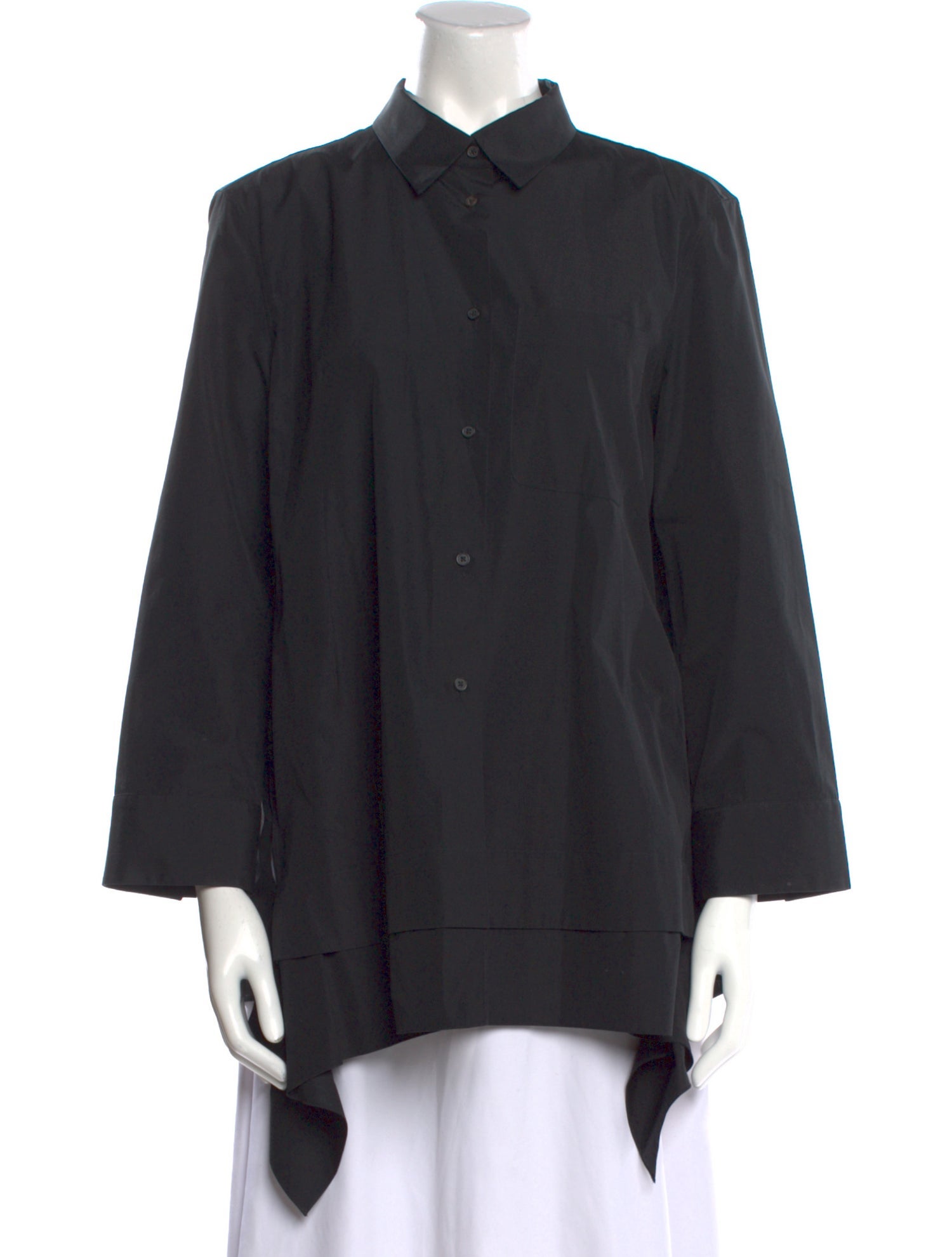 Jil Sander Long Sleeve Button-Up Top