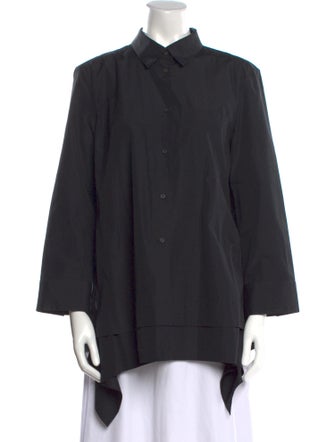 Jil Sander Long Sleeve Button-Up Top