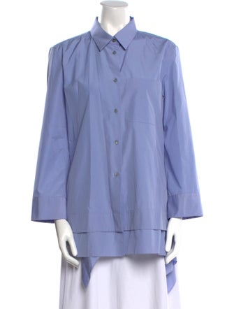 Jil Sander Long Sleeve Button-Up Top
