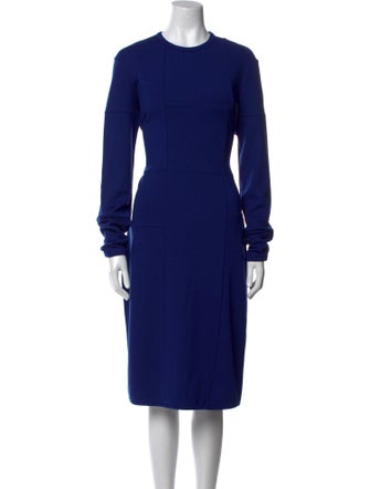 Jil Sander Wool Knee-Length Dress