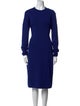 Jil Sander Wool Knee-Length Dress