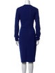 Jil Sander Wool Knee-Length Dress