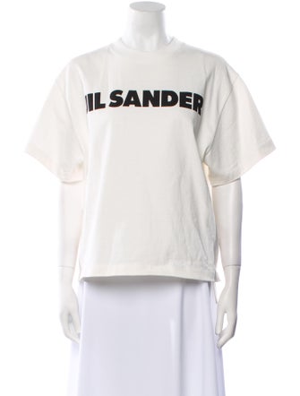 Jil Sander Graphic Print Crew Neck T-Shirt