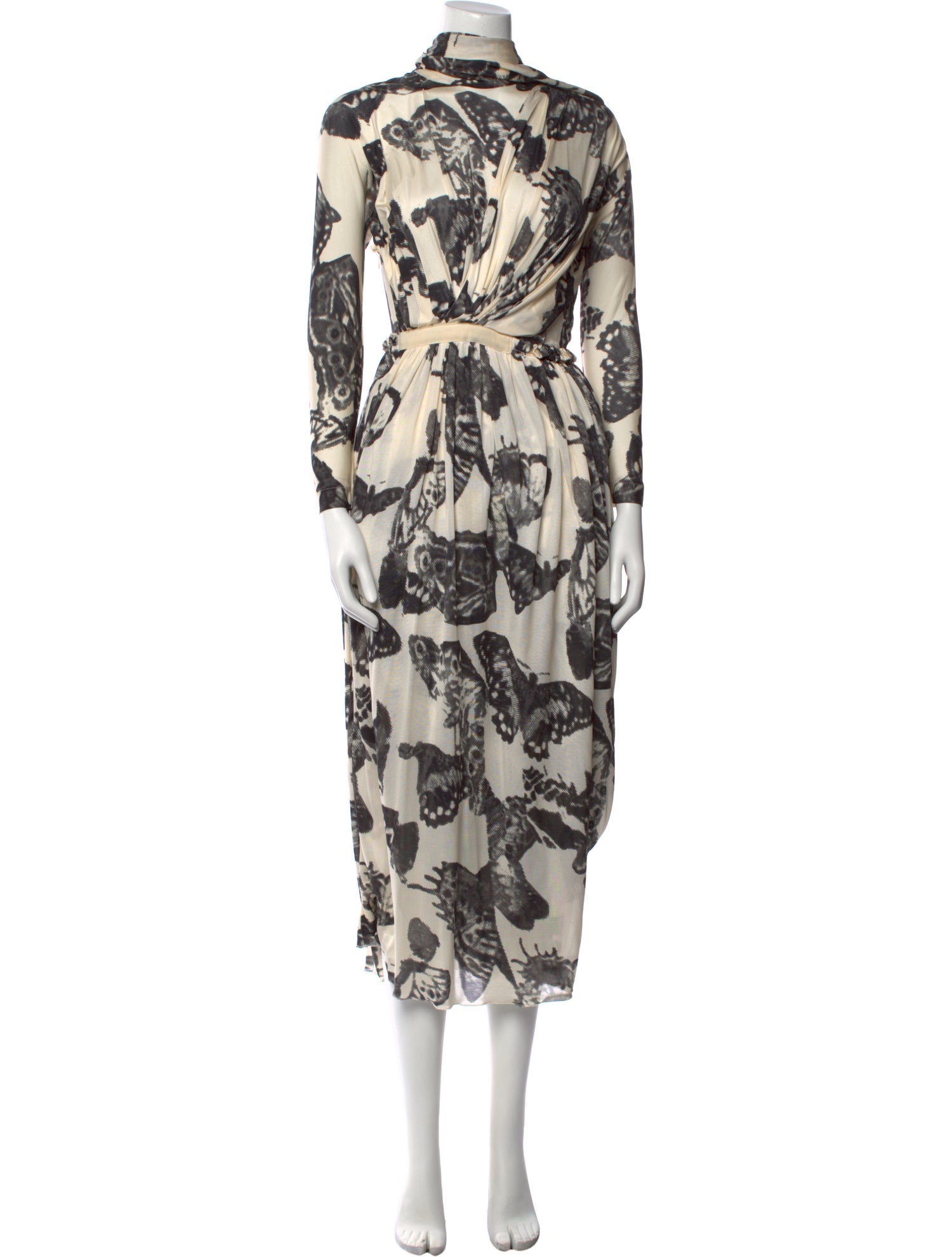 Jil Sander Silk Long Dress
