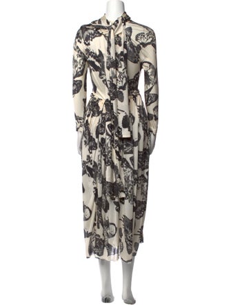 Jil Sander Silk Long Dress